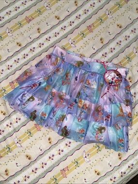 NWT Mesh Tiered Winx Club Mini Skirt (M)